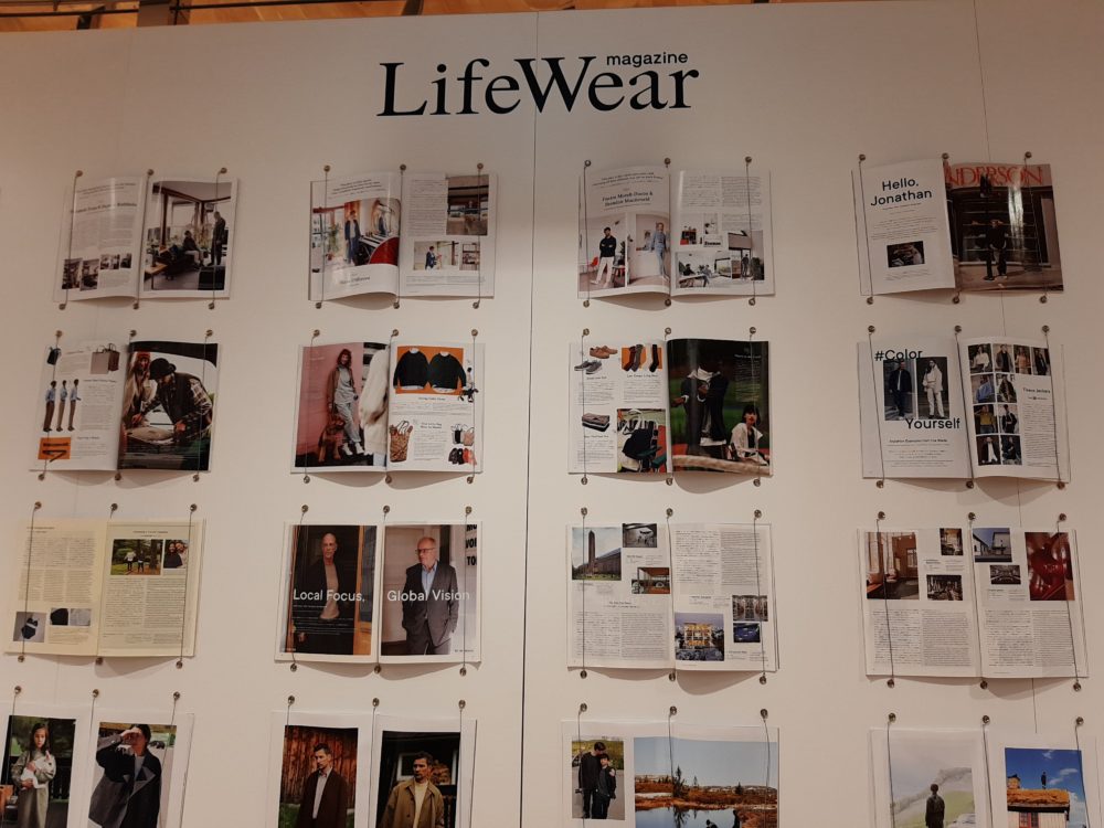 LifeWearの展示