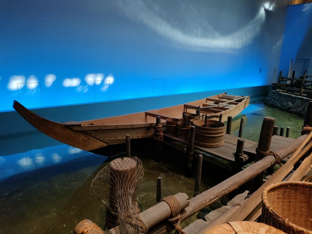 深川江戸資料館の舟